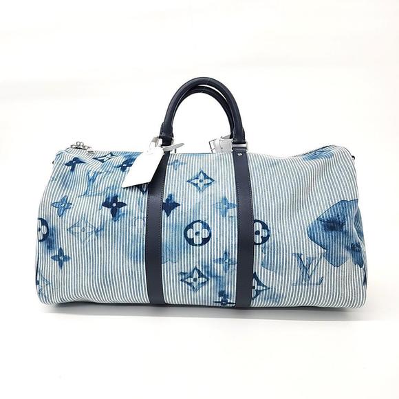 Louis Vuitton Handbags - Louis Vuitton Denim Watercolor Bandouliere Keepall 50
